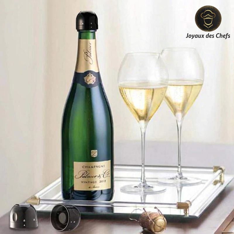 XPOOP Silicone Bouchon Champagne,Réutilisables sous Vide